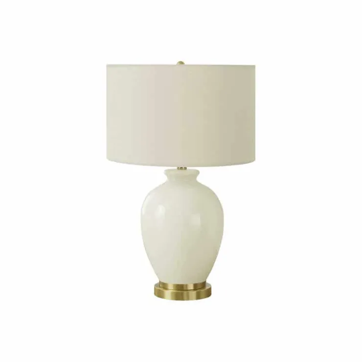 Monarch 26"H Ceramic Table Lamp Cream Hot