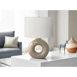 Monarch 24"H Ceramic Table Lamp Brown Online