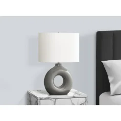 Monarch 24"H Ceramic Table Lamp Grey Sale