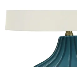 Monarch 24"H Ceramic Table Lamp Blue Outlet