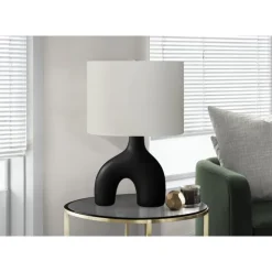 Monarch 25"H Ceramic Table Lamp Black Sale