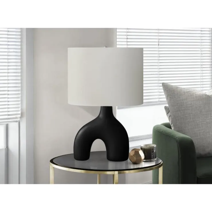 Monarch 25"H Ceramic Table Lamp Black Sale
