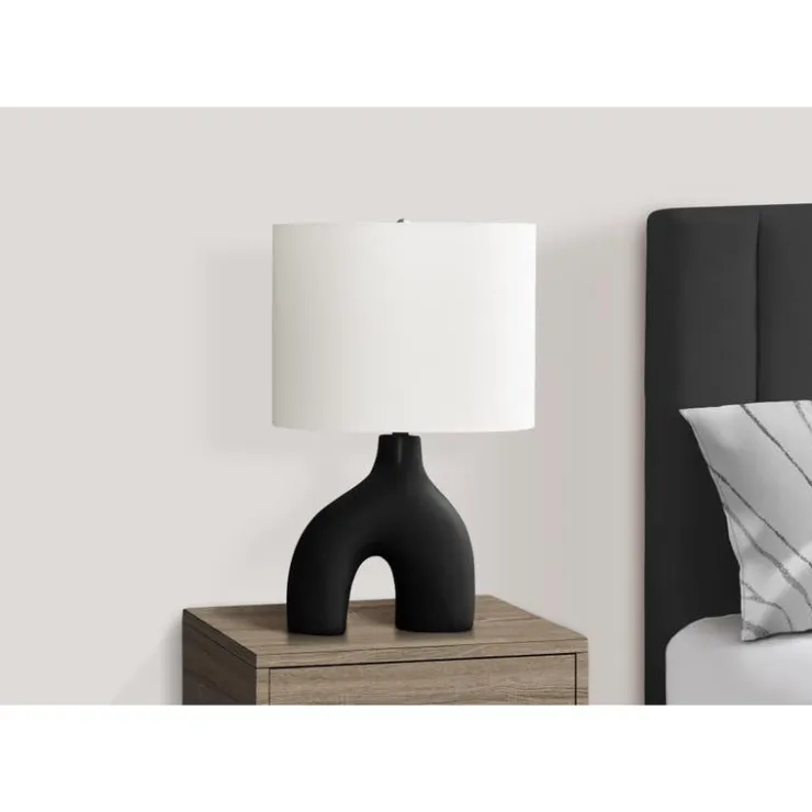 Monarch 25"H Ceramic Table Lamp Black Sale