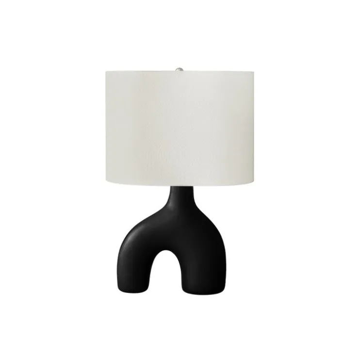Monarch 25"H Ceramic Table Lamp Black Sale