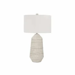 Monarch 33"H Ceramic Table Lamp Cream Hot