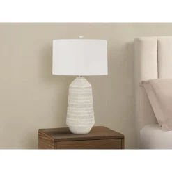 Monarch 33"H Ceramic Table Lamp Cream Hot