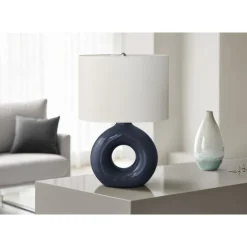 Monarch 24"H Ceramic Table Lamp Blue Sale