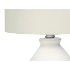 Monarch 17"H Ceramic Table Lamp Cream Hot
