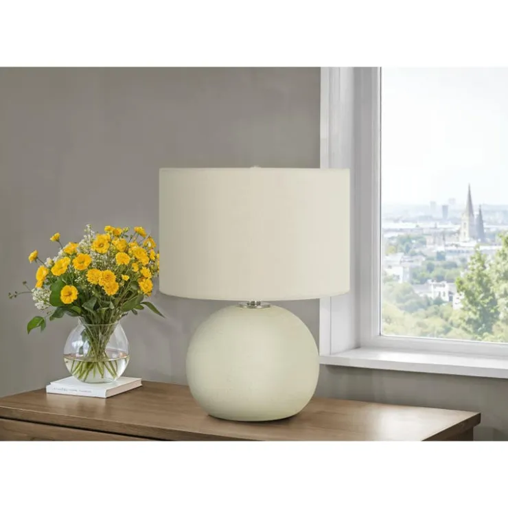 Monarch 18"H Ceramic Table Lamp Cream Best