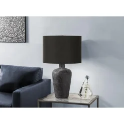 Monarch 24"H Ceramic Table Lamp Black Clearance
