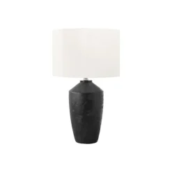 Monarch 25"H Concrete Table Lamp Black Discount