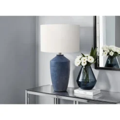 Monarch 25"H Concrete Table Lamp Blue