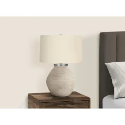 Monarch 25"H Concrete Table Lamp Cream Hot
