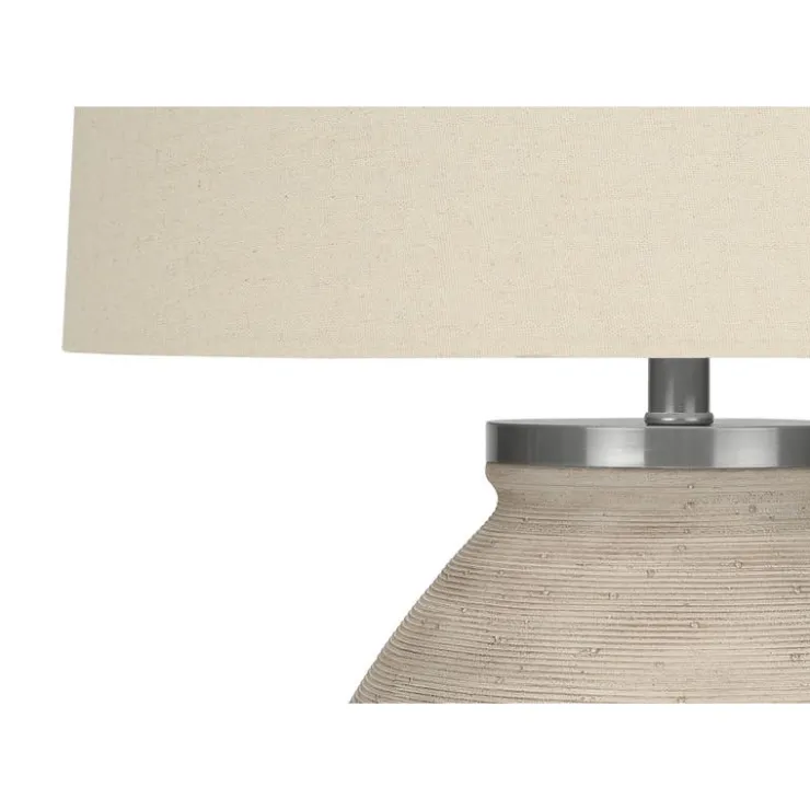 Monarch 25"H Concrete Table Lamp Cream Hot