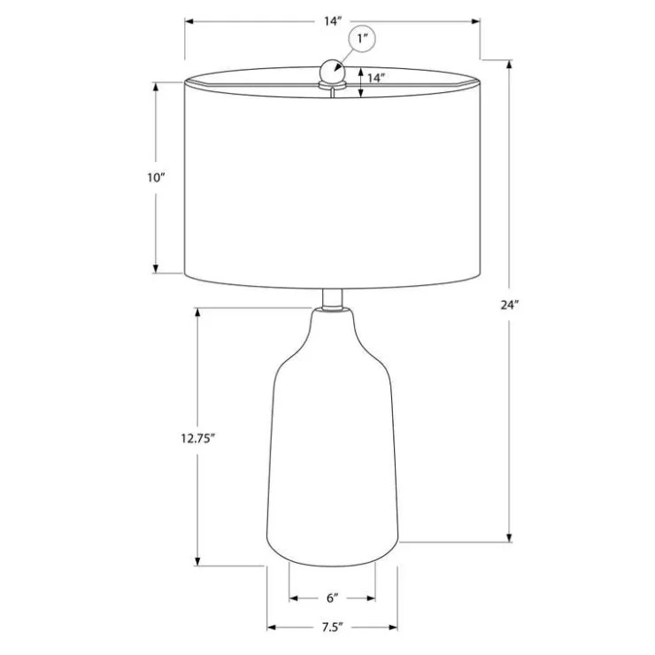 Monarch 24"H Concrete Table Lamp Beige Online