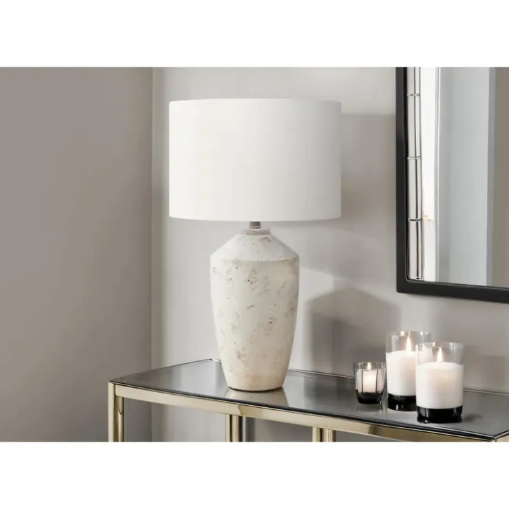 Monarch 25"H Concrete Table Lamp Ivory Sale