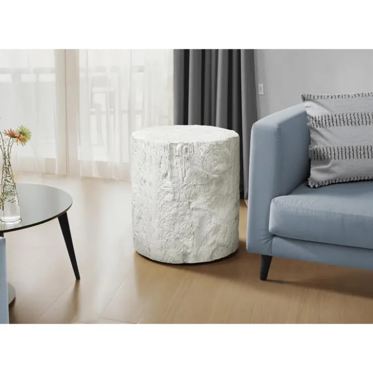 Monarch 25"H Indoor or Outdoor Accent Table - White Outlet