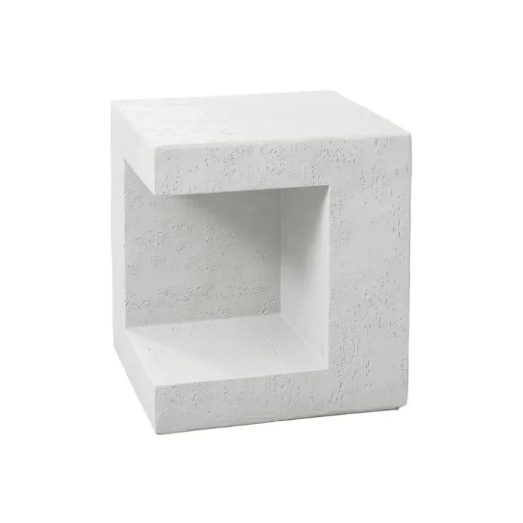 Monarch 25"H Indoor or Outdoor Accent Table - White Best