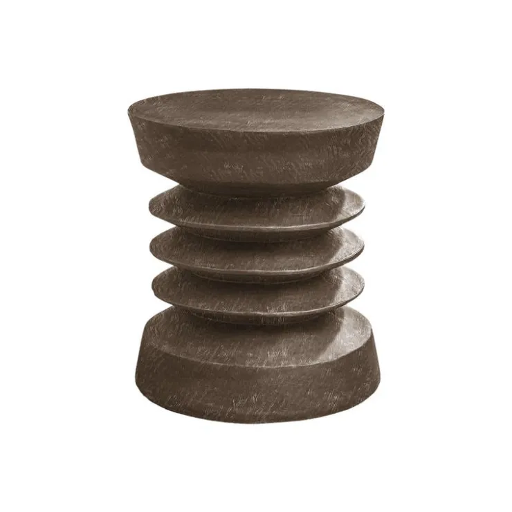 Monarch 25"H Indoor or Outdoor Accent Table - Walnut Clearance