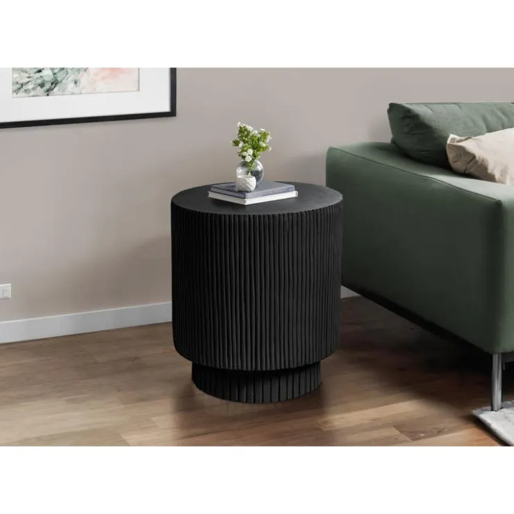 Monarch 25"H Indoor or Outdoor Accent Table - Black Outlet