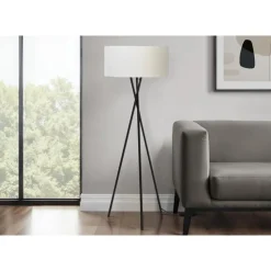 Monarch 62"H Metal Floor Lamp Black Sale