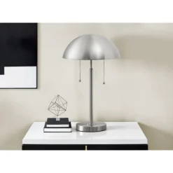 Monarch 20"H Metal Table Lamp Silver Online