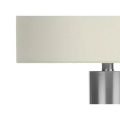 Monarch 28"H Metal Table Lamp Silver Clearance