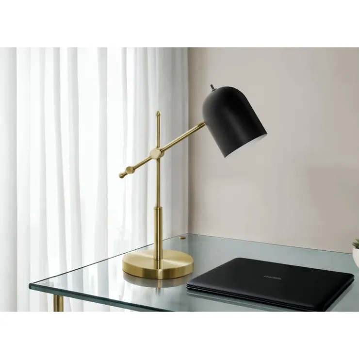 Monarch 18"H Metal Table Lamp Gold Sale