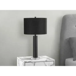 Monarch 28"H Metal Table Lamp Black Outlet