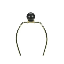 Monarch 23"H Rattan Table Lamp Black