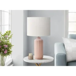 Monarch 23"H Resin Table Lamp Pink Discount