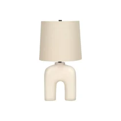 Monarch 25"H Resin Table Lamp Cream Sale