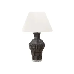Monarch 28"H Resin Table Lamp Black Discount