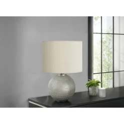 Monarch 19"H Resin Table Lamp Grey Discount