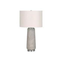 Monarch 29"H Resin Table Lamp Grey Clearance