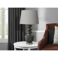 Monarch 28"H Resin Table Lamp Grey Best