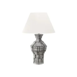 Monarch 28"H Resin Table Lamp Grey New