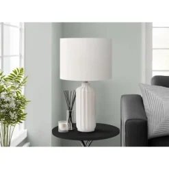 Monarch 23"H Resin Table Lamp Cream Clearance
