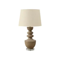 Monarch 28"H Resin Table Lamp Brown Discount