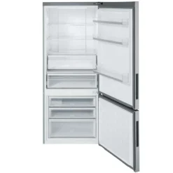 Haier 15 Cu Ft 28 In Refrigerator Bottom Freezer - HRB15N3BGS Stainless Steel New