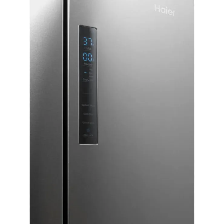 Haier 14,5 Cu Ft 28 In Refrigerator Bottom Freezer, French door - QJS15HYRFS Stainless Steel Outlet