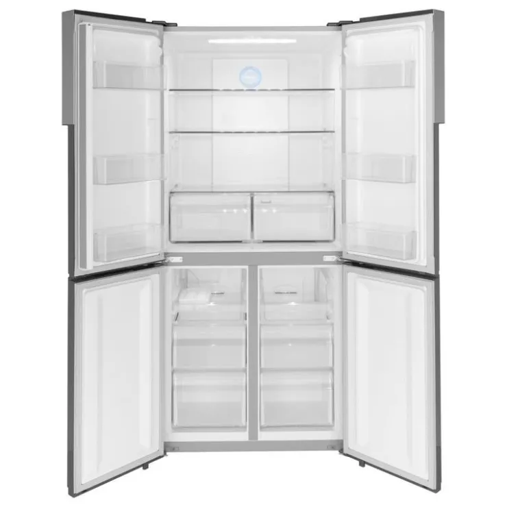 Haier 16,8 Cu Ft 33 In Refrigerator Bottom Freezer, French door - QHE16HYPFS Stainless Steel Outlet