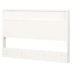 Meubles South Shore Headboard With Storage Shelf 54/60'' - South Shore PURE WHITE Outlet