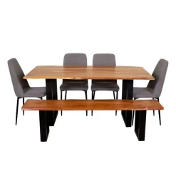 67-Inch Table with 4 Chairs Outlet