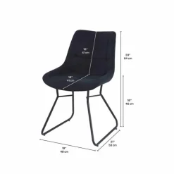 67-Inch Table with 4 Chairs - Black Online