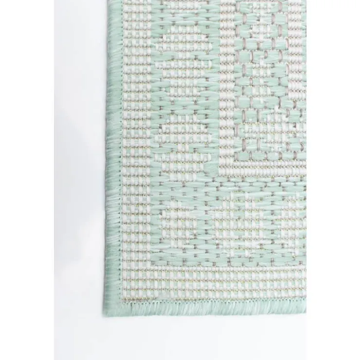 Indoor or Outdoor Rug - 7 x 10 Mint Green Best