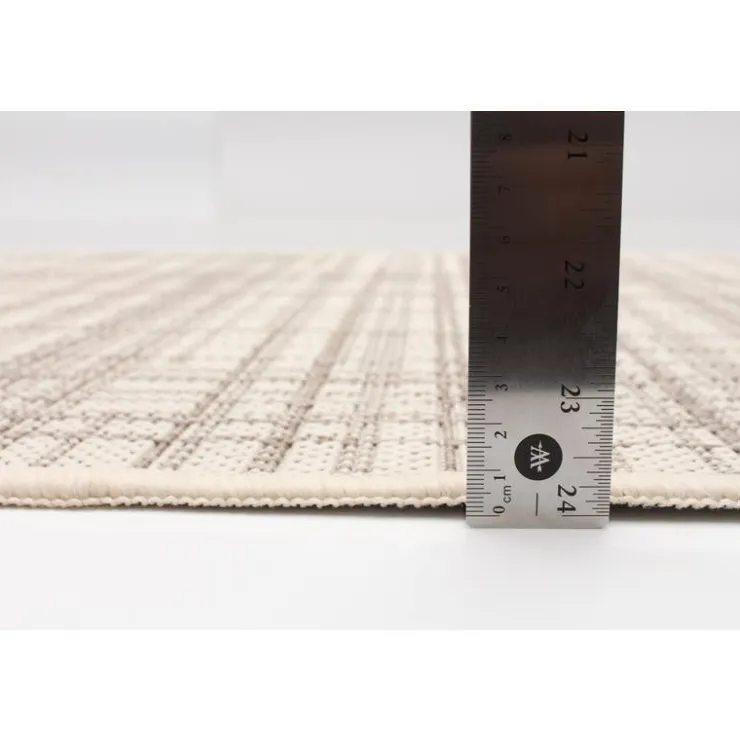 Indoor or Outdoor Rug - 2 x 4 Cream