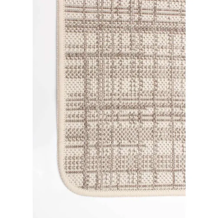 Indoor or Outdoor Rug - 2 x 4 Cream