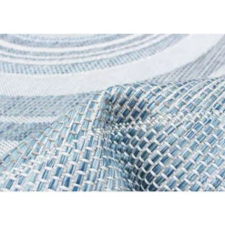 Indoor or Outdoor Rug - 7 x 10 Blue Hot
