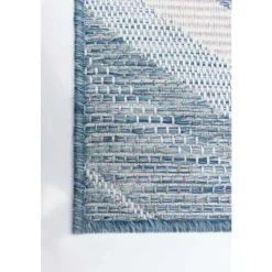 Indoor or Outdoor Rug - 7 x 10 Blue Hot